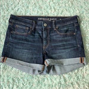 American Eagle Midi Jean Shorts